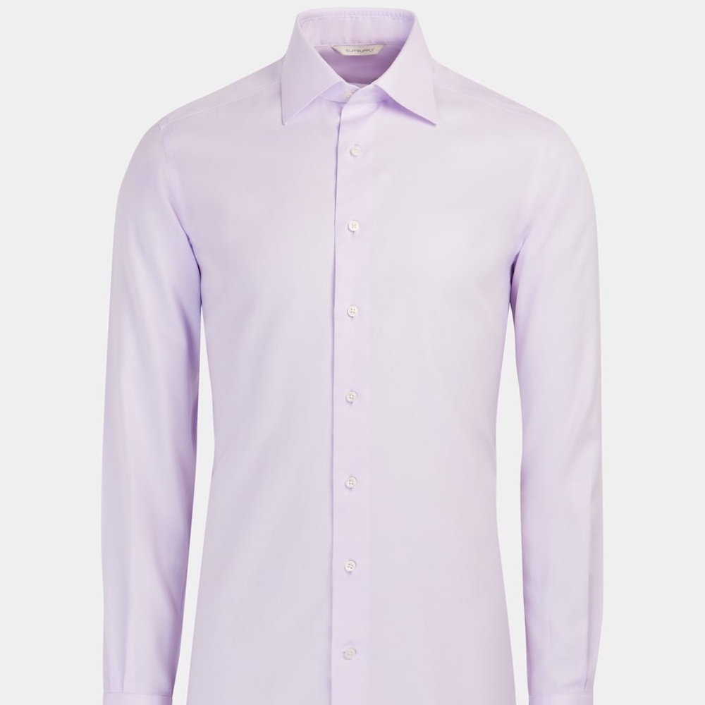 BRAND NEW SuitSupply lilac slim fit shirt